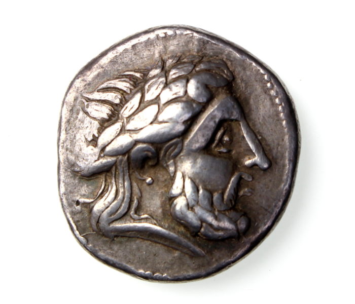 Danubian Celts Silver Tetradrachm 3rd Century BC Audoleon mint-17837