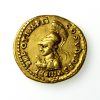 Domitian Gold Aureus 81-96AD Rome Bust of Minerva Rare -17842