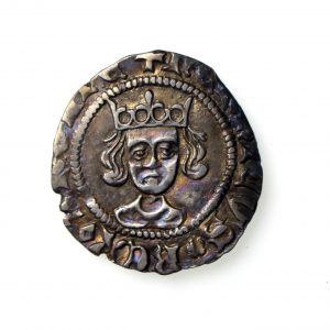 Henry VI Silver Penny 1422-1461AD Rossette Mascle Eye Hoard -17855