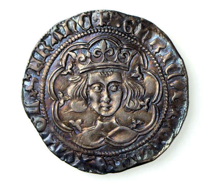 Henry VI Silver Groat Pinecone Mascle 1422-1461AD ex. Eye Hoard -17885