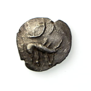 Corieltauvi Silver Half Unit Proto-Boar Wheel Type Right 55-45BC ext. rare-17893