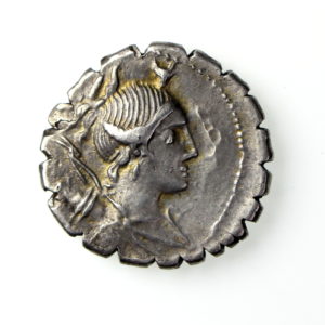 A. Postumius A.f. Albinus Silver Denarius 81BC-17925