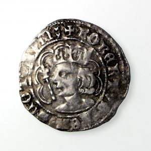Scotland, Robert II Silver Halfgroat 1371-1390AD Edinburgh -18033
