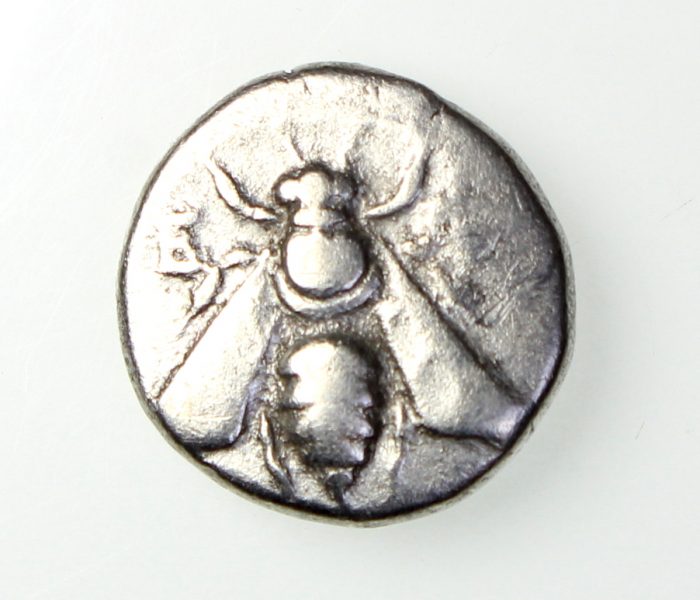 Ionia, Ephesus Silver Hemidrachm Honey Bee/ standard 500-420BC-18074