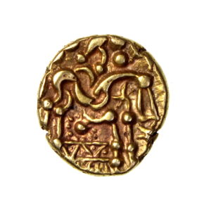 Corieltauvi Gold Stater North East Coast Rt. facing with sun 70-55BC-18078