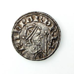 Edward The Confessor Silver Penny 1042-1066AD ex. Corringham hd. -18178