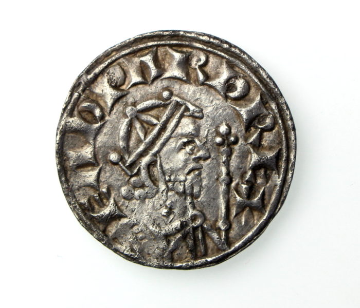 Edward The Confessor Silver Penny 1042-1066AD ex. Corringham hd. -18178