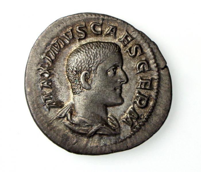 Maximus Silver Denarius 236AD-17907