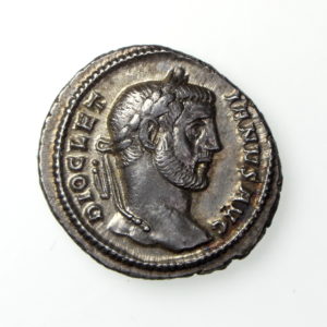 Diocletian Silver Argenteus 284-305AD-17911