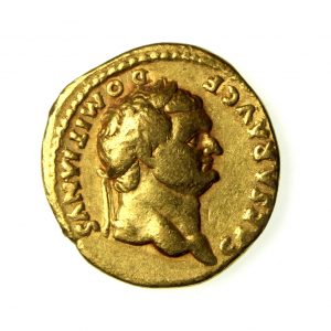 Domitian Gold Aureus 81-96AD Rome-18289