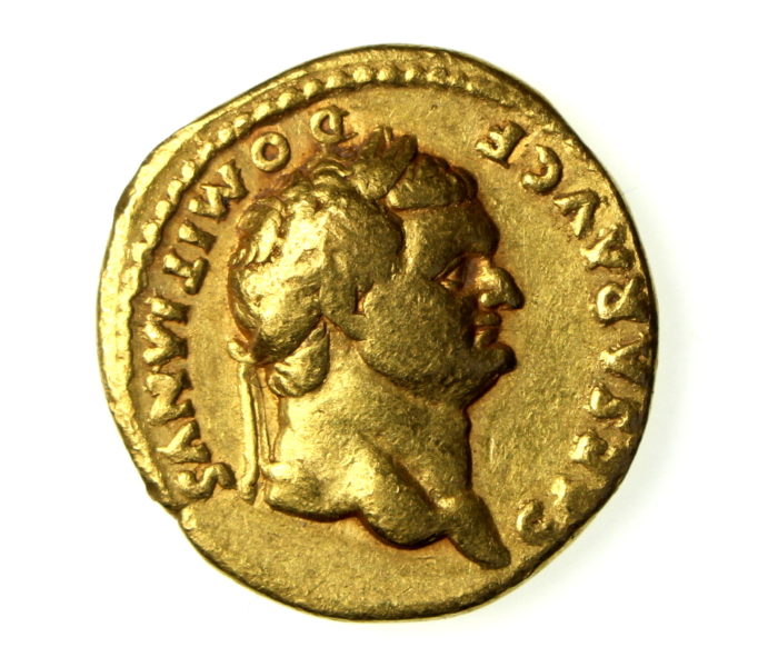 Domitian Gold Aureus 81-96AD Rome-18289