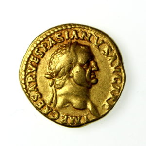 Vespasian Gold Aureus 69-79AD Rome-18291