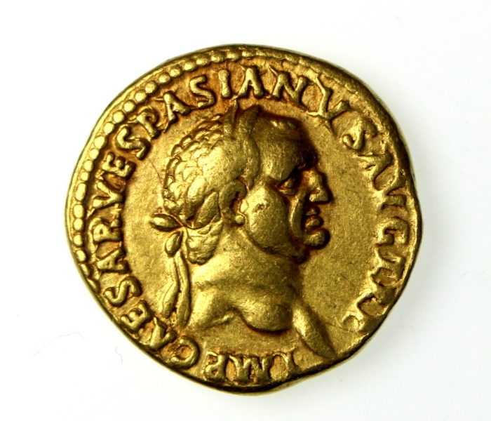 Vespasian Gold Aureus 69-79AD Rome-18291