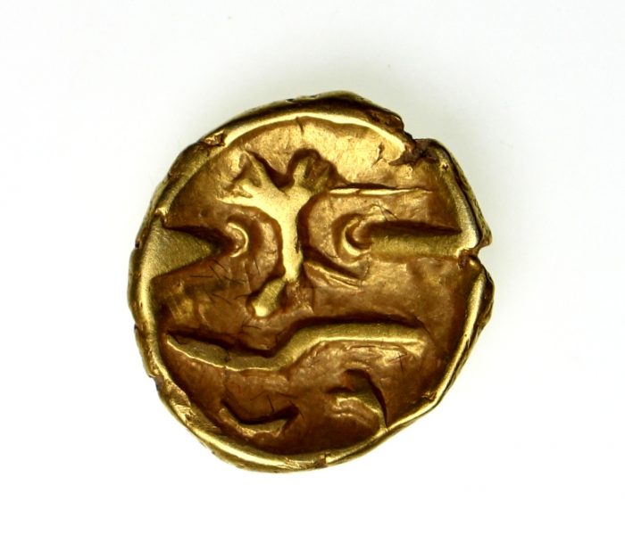 Gallo Belgic Gold Quarter Stater Geometric Type 1st Century BC-18471