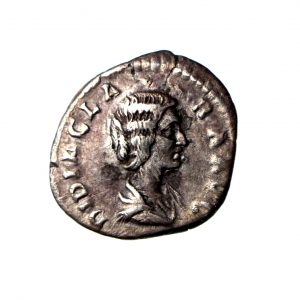 Didia Clara Silver Denarius wife of Didius Julianus 193AD ext. rare-18468