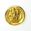 Theodosius II Gold Solidus 402-450AD Constantinople -18470