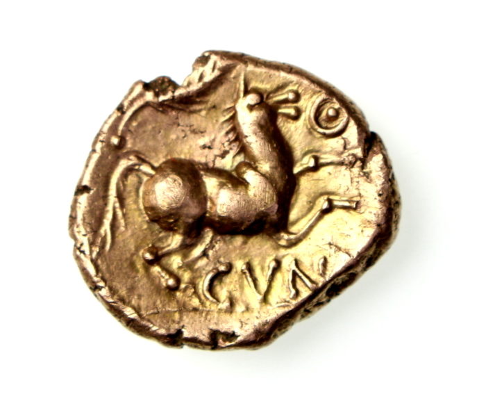 Catuvellauni Cunobelin Gold Stater Wild Type 8-41AD-18503