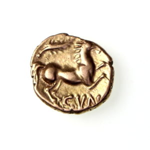 Catuvellauni Cunobelin Gold Quarter Stater Wild Type 8-41AD CAM-CVN-18505