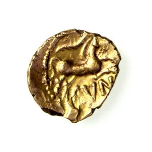 Catuvellauni Cunobelin Gold Quarter Stater Linear Type 8-41AD -18506