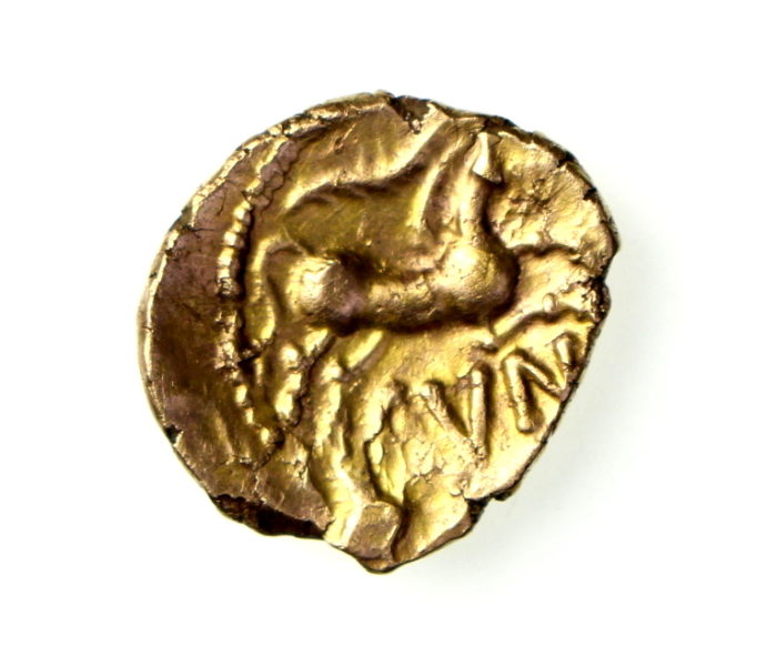 Catuvellauni Cunobelin Gold Quarter Stater Linear Type 8-41AD -18506