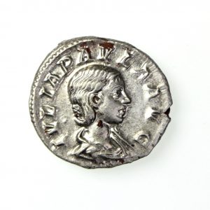 Julia Paula w. of Elagabalus Silver Denarius 218-222AD-18532