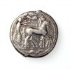 Sicily, Syracuse Silver Tetradrachm Quadriga / Arethousa 465-440BC-18559