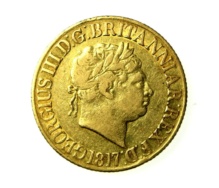 George III Gold Sovereign 1760-1820AD 1817AD-18679