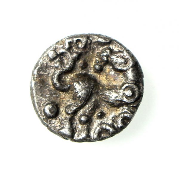 Cantii Silver Unit Crossed Wreaths type, 50-20BC ext.rare-18701