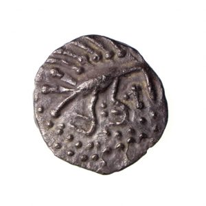 Anglo Saxon Silver Sceat 695-740AD Plumed Bird Series E-18726