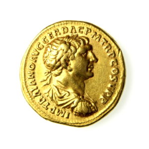 Trajan Gold Aureus Rome Laurel Wreath 98-117AD-18771