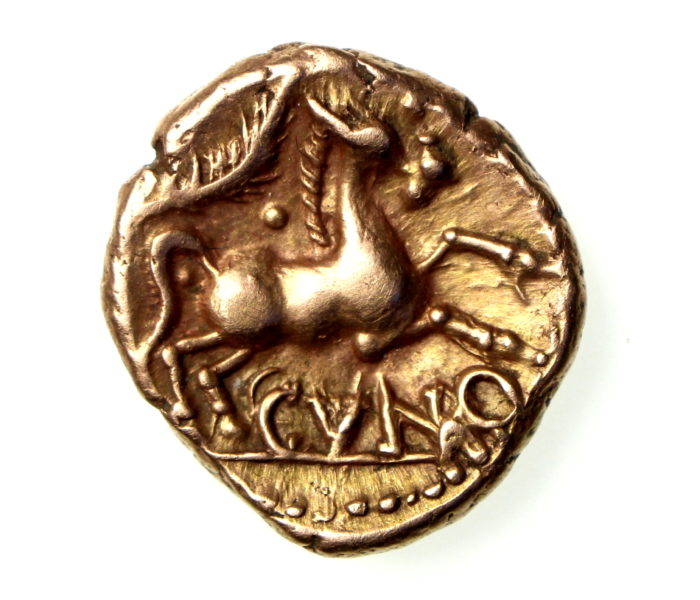 Catuvellauni Cunobelin Gold Stater Plastic Type 8-41AD-18813