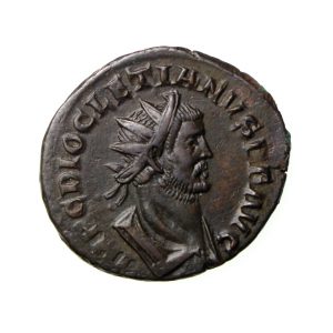 Diocletian (Struck under Carausius) Bronze Antoninianus 286-293AD-18817