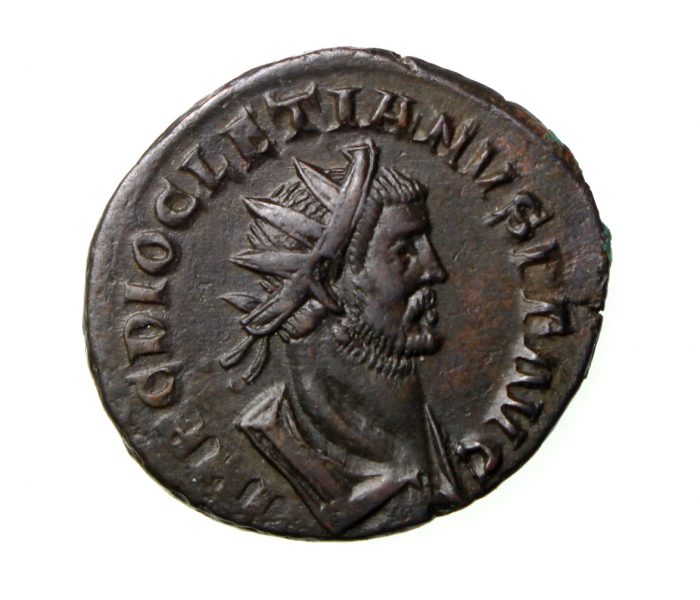 Diocletian (Struck under Carausius) Bronze Antoninianus 286-293AD-18817