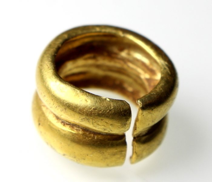 Bronze Age Gold Penannular Ring -18844
