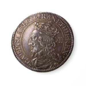 Scotland Charles I Silver Twelve Shillings 1625-1649AD by Briot Extremely Fine -18891