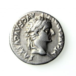 Tiberius Silver Denarius 14-37AD 'Tribute Penny' -18904