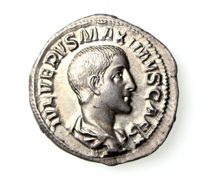 Maximus Silver Denarius 236AD-18926