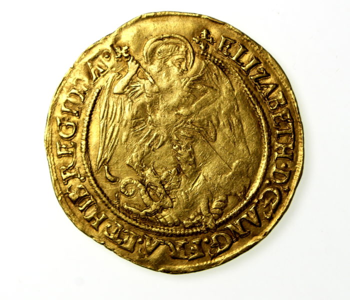 Elizabeth I Gold Angel 2nd Issue 1558-1603AD-19029