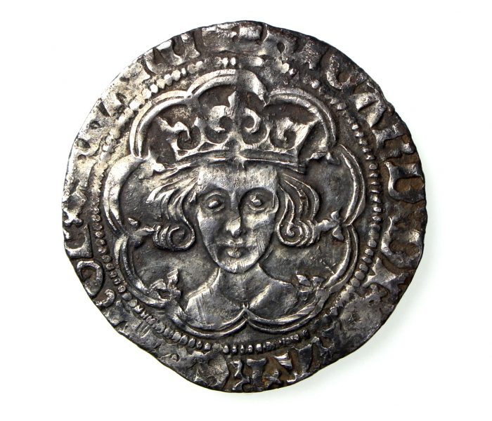 Richard III Silver Groat 1483-1485AD mm. Boar's Head -18984