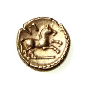 Atrebates Verica Gold Quarter Stater Horse Rearing 10-40AD-19170