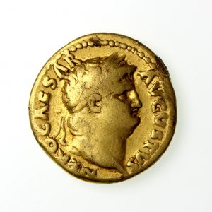 Nero Gold Aureus 54-68AD Rome -19187