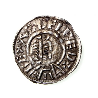 Kings of Wessex Aethelred I Silver Penny 865-871AD-19194