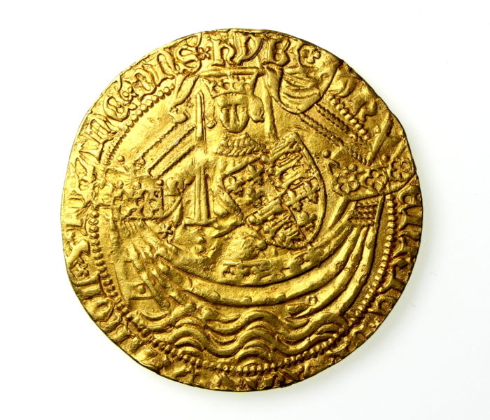 Henry V Gold Noble 1413-22AD Series C -19208