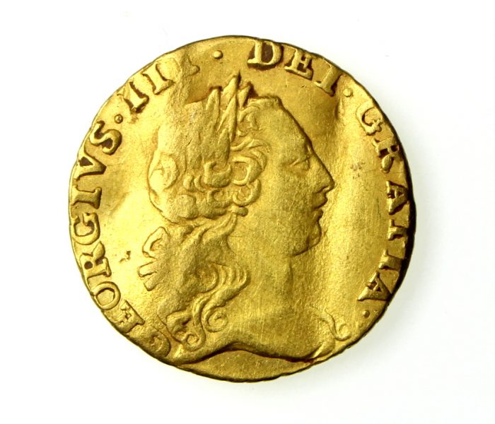 George III Gold Quarter Guinea 1760-1820AD 1762AD-19219