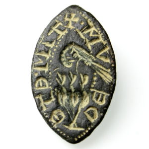 Medieval Vessica Seal Matrix Pelican in Piety -19412