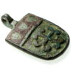 Medieval Heraldic Pendant 3 Leopards Heads above Cross Moline-19455