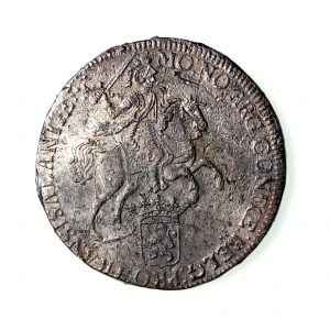 Shipwreck Coin - Netherlands 'Rider' Ducatoon From The 'Hollandia' Wreck 1742AD. -0