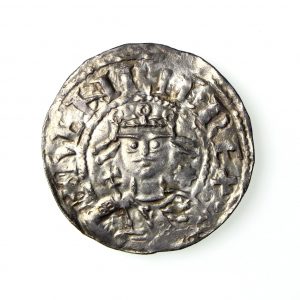 Henry I Silver Penny 1100-1135AD Voided Cross & Fleurs Southwark ext. rare -19497