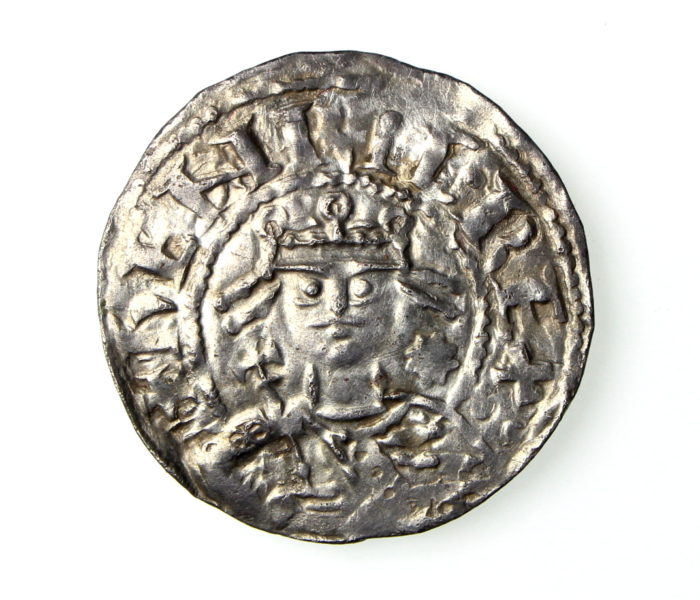 Henry I Silver Penny 1100-1135AD Voided Cross & Fleurs Southwark ext. rare -19497