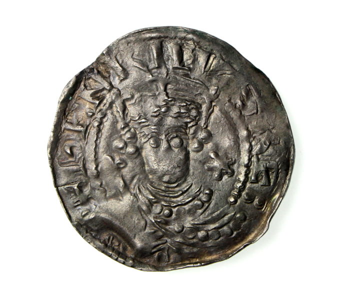 Henry I Silver Penny 1100-1135AD Pellets in Quatrefoil Southwark -19498